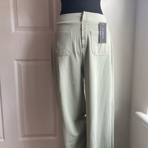 SOLD Women's Sage Green Button-Front Pants
